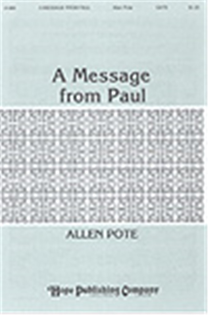 Message From Paul, A